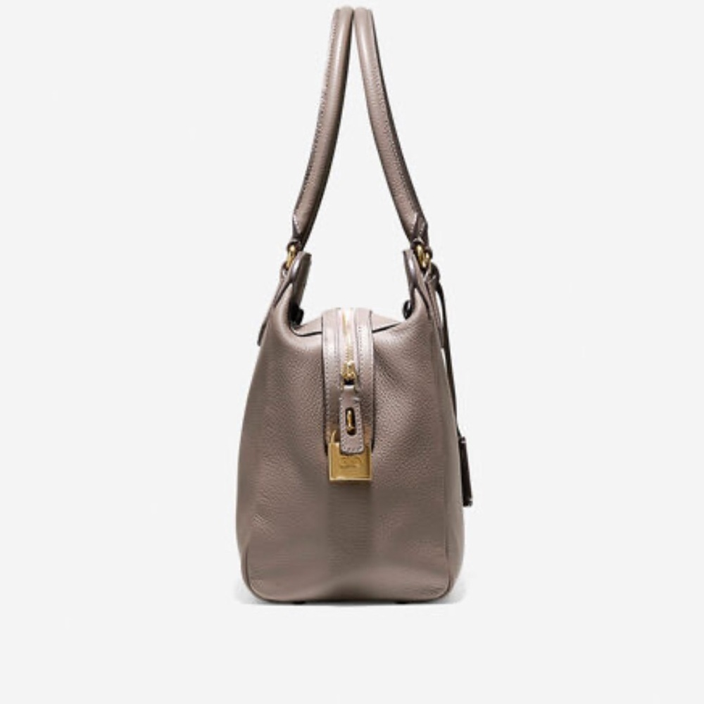 Cole Haan Gray Leather Tote Bag - Picture 8 of 10